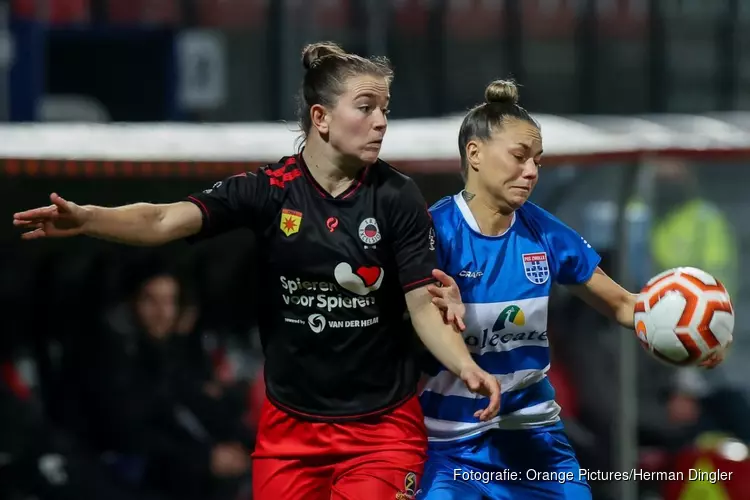 Excelsior vrouwen pakken tegen PEC Zwolle eerste seizoenzege