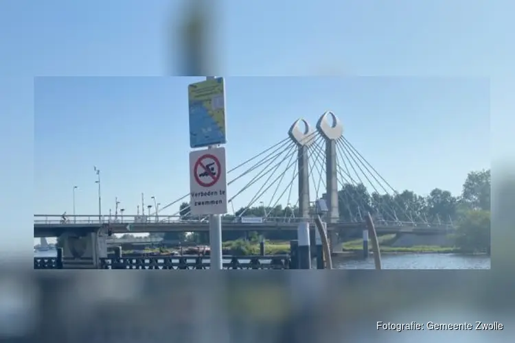 Zwemmen bij Twistvlietbrug zeer gevaarlijk