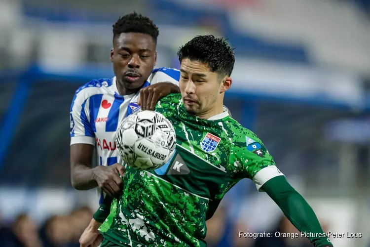 SC Heerenveen laat zich verrassen door hekkensluiter PEC Zwolle