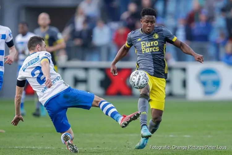 Feyenoord komt met de schrik vrij bij PEC Zwolle