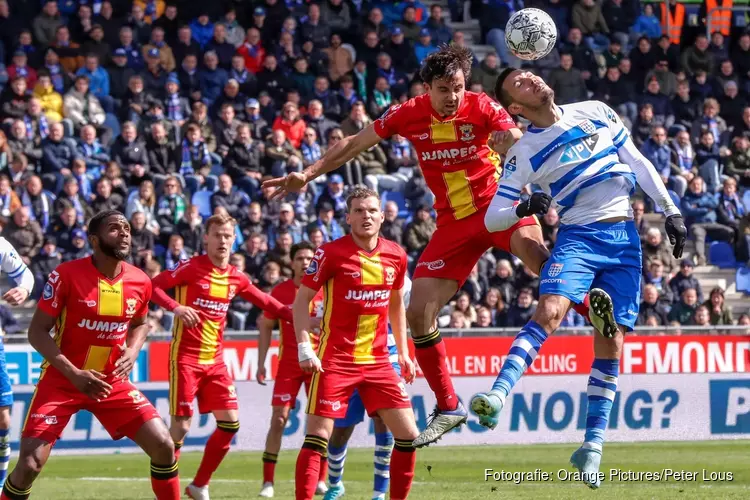 Go Ahead Eagles wint IJsselderby tegen PEC Zwolle in extra tijd