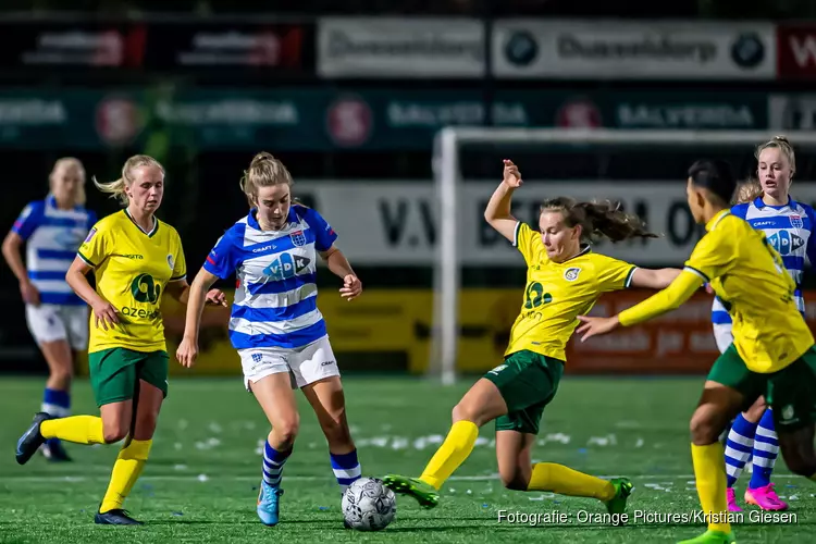 Vrouwen Fortuna Sittard pakken eerste zege. PEC Zwolle met 2-5 geklopt