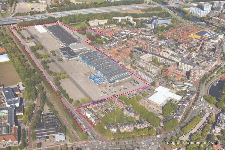 Zwolle ontwikkelt levendige, gemengde en duurzame stadsbuurt Nieuwe Veemarkt op IJsselhallen-terrein