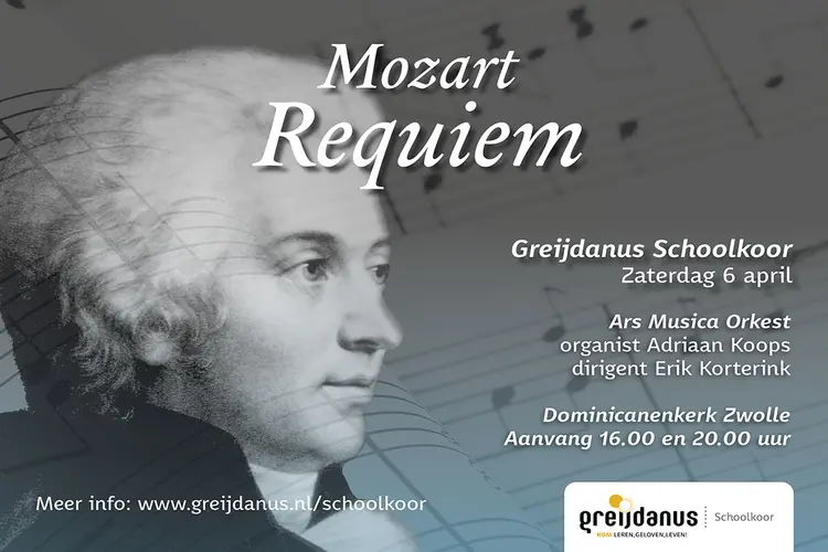 Greijdanus schoolkoor schrijft geschiedenis met uitvoering van Mozart Requiem