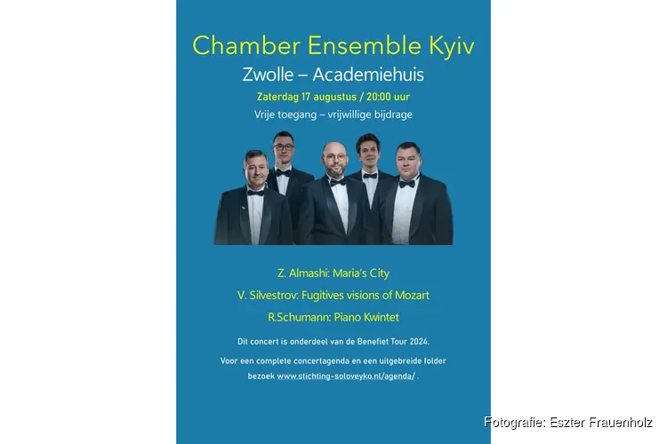 Concert Chamber Ensemble Kyiv in het Academiehuis Zwolle