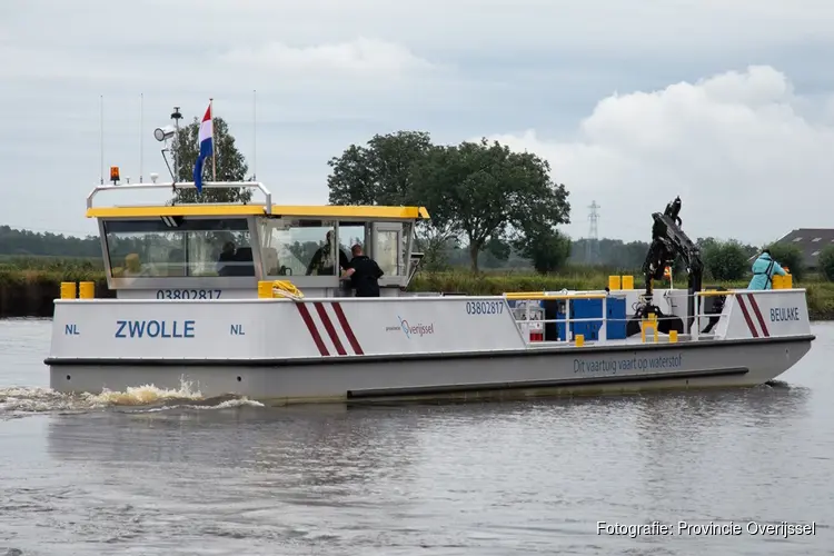 Overijssel neemt de 'Beulake' als nieuw en duurzaam werkschip in gebruik